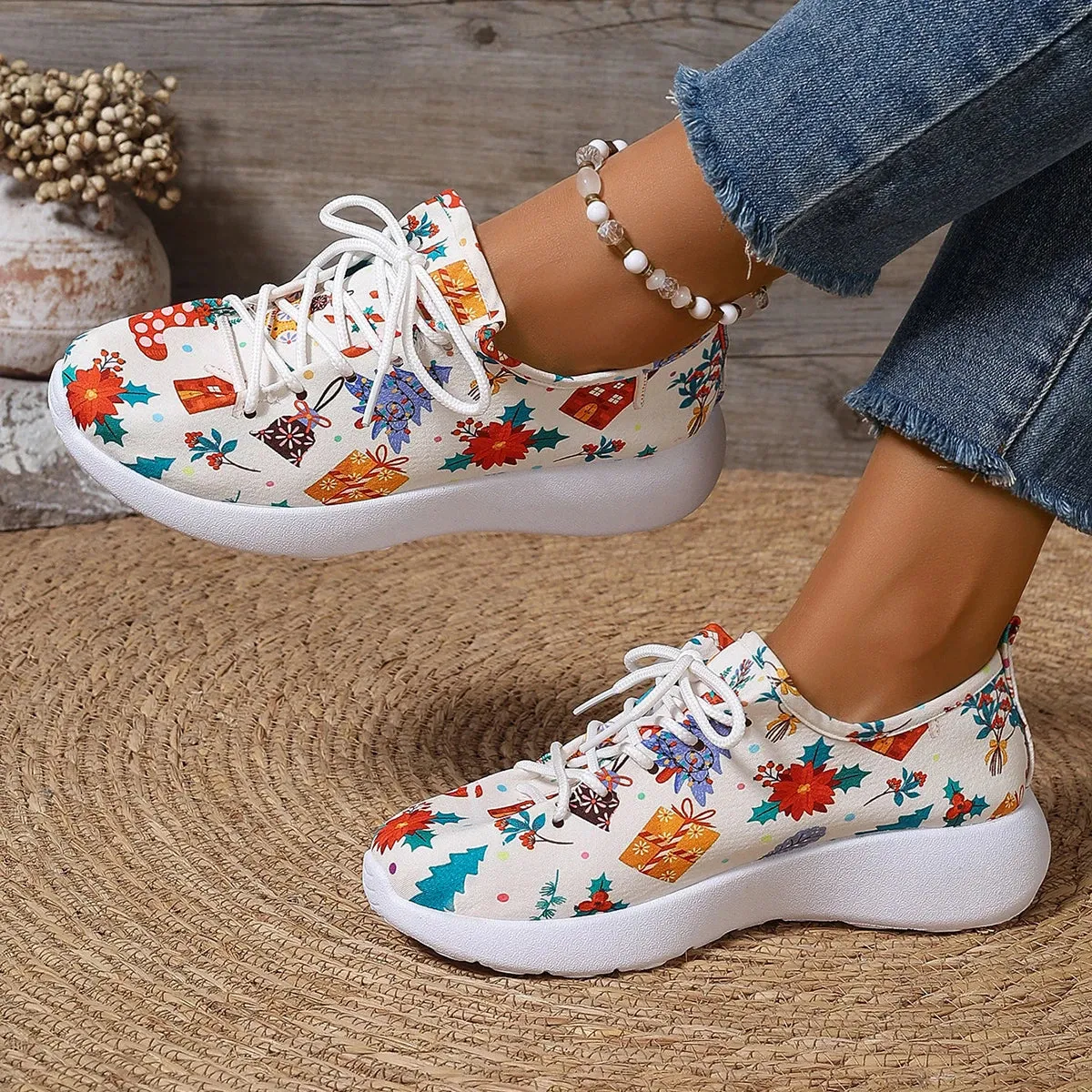 Adeline - Trendy Casual Platform Sneakers for Women