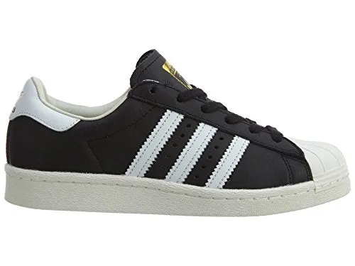 adidas Originals Men's Superstar Shoe Running, Black/White/Metallic/Gold, ((5 M US)