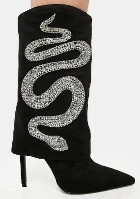 Bold Bling Bootie Heels