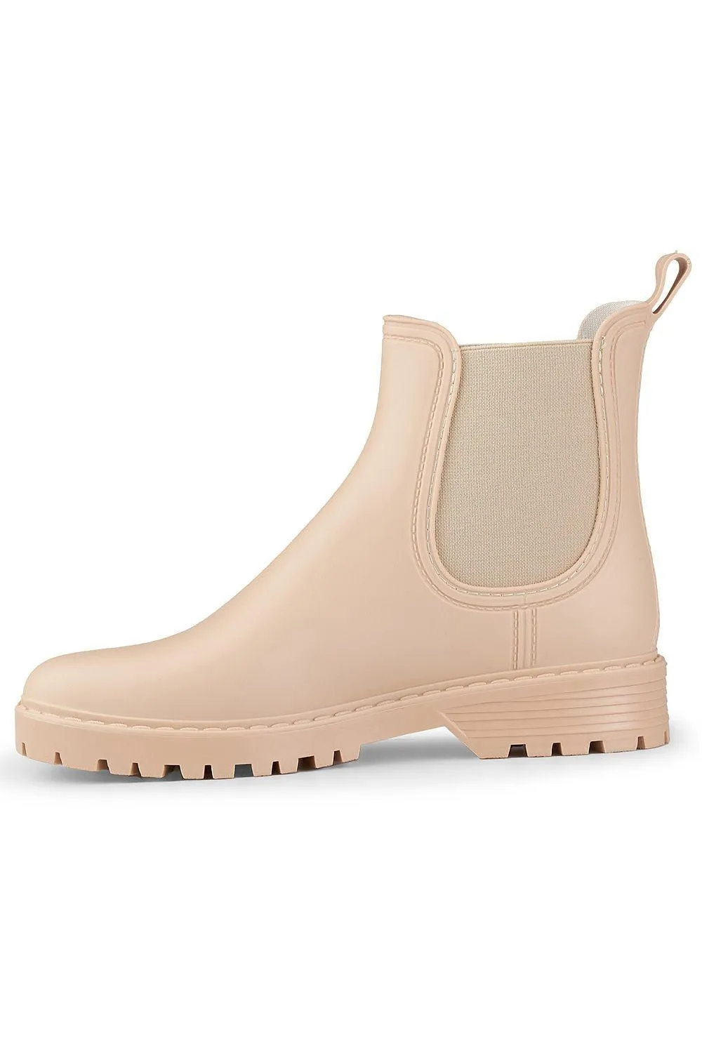 Chic Beige Waterproof Boots for Women