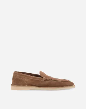 DG-Plaque Suede Loafers