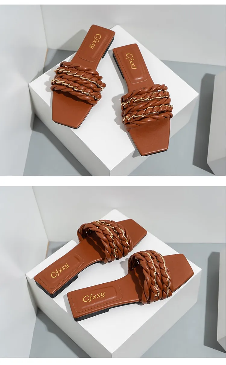 Fashion Woven Luxurious Sandals