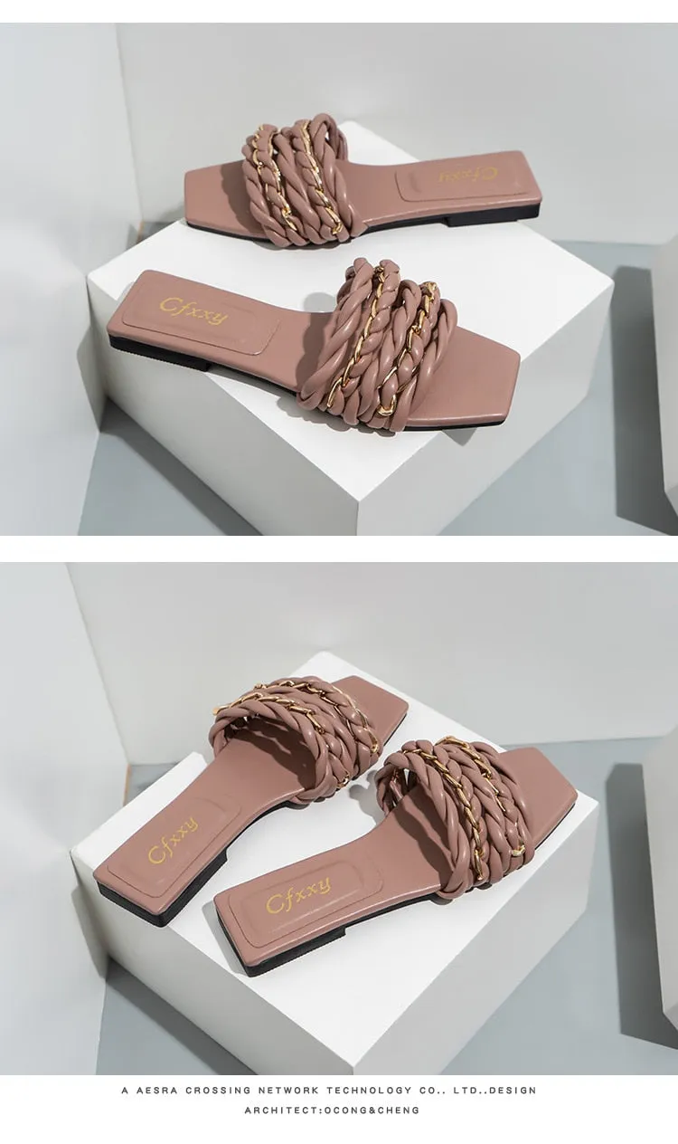 Fashion Woven Luxurious Sandals