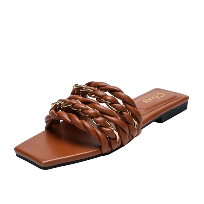 Fashion Woven Luxurious Sandals