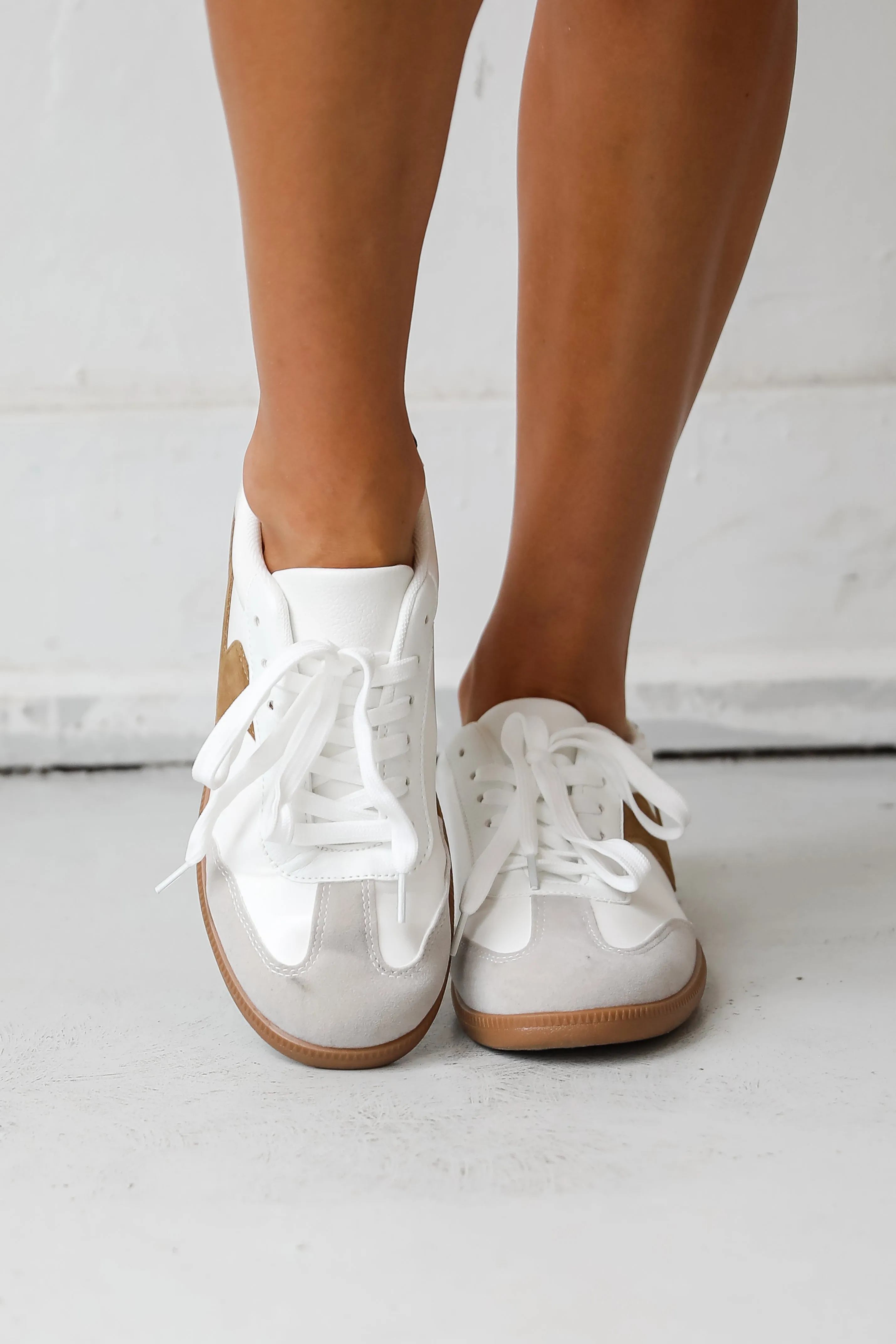 FINAL SALE - Perfect Pace White Sneakers