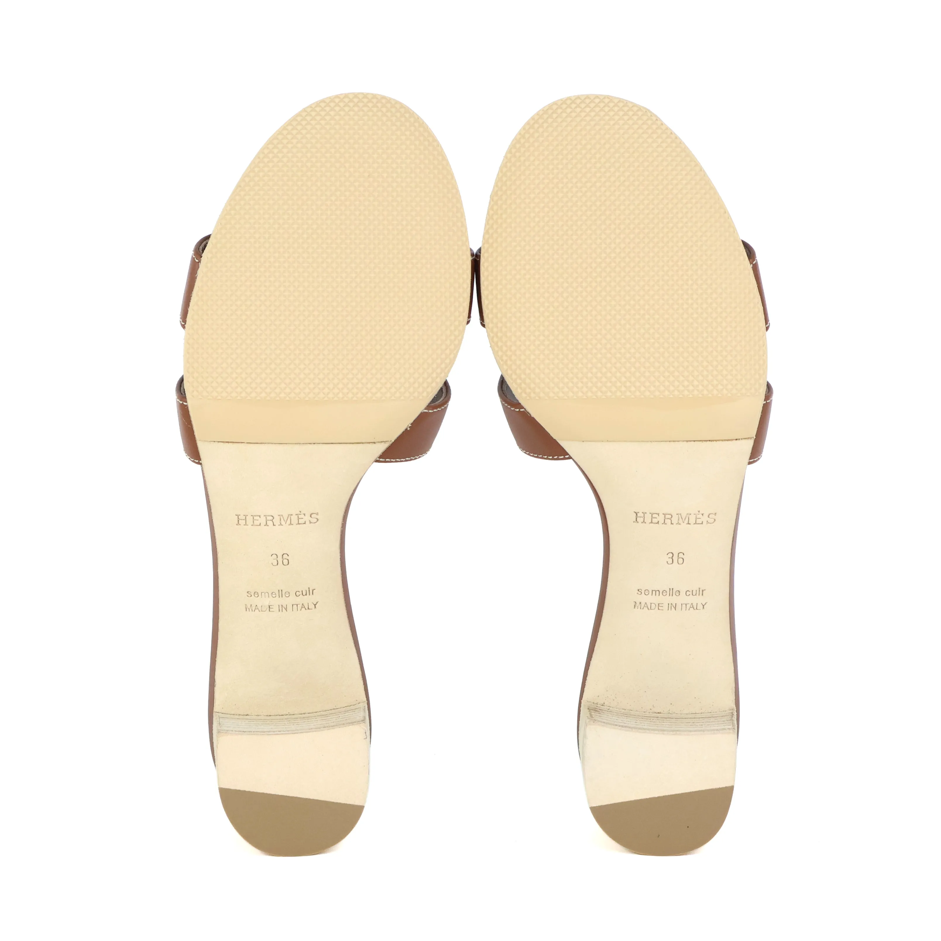 Hermes Oasis Sandals Gold