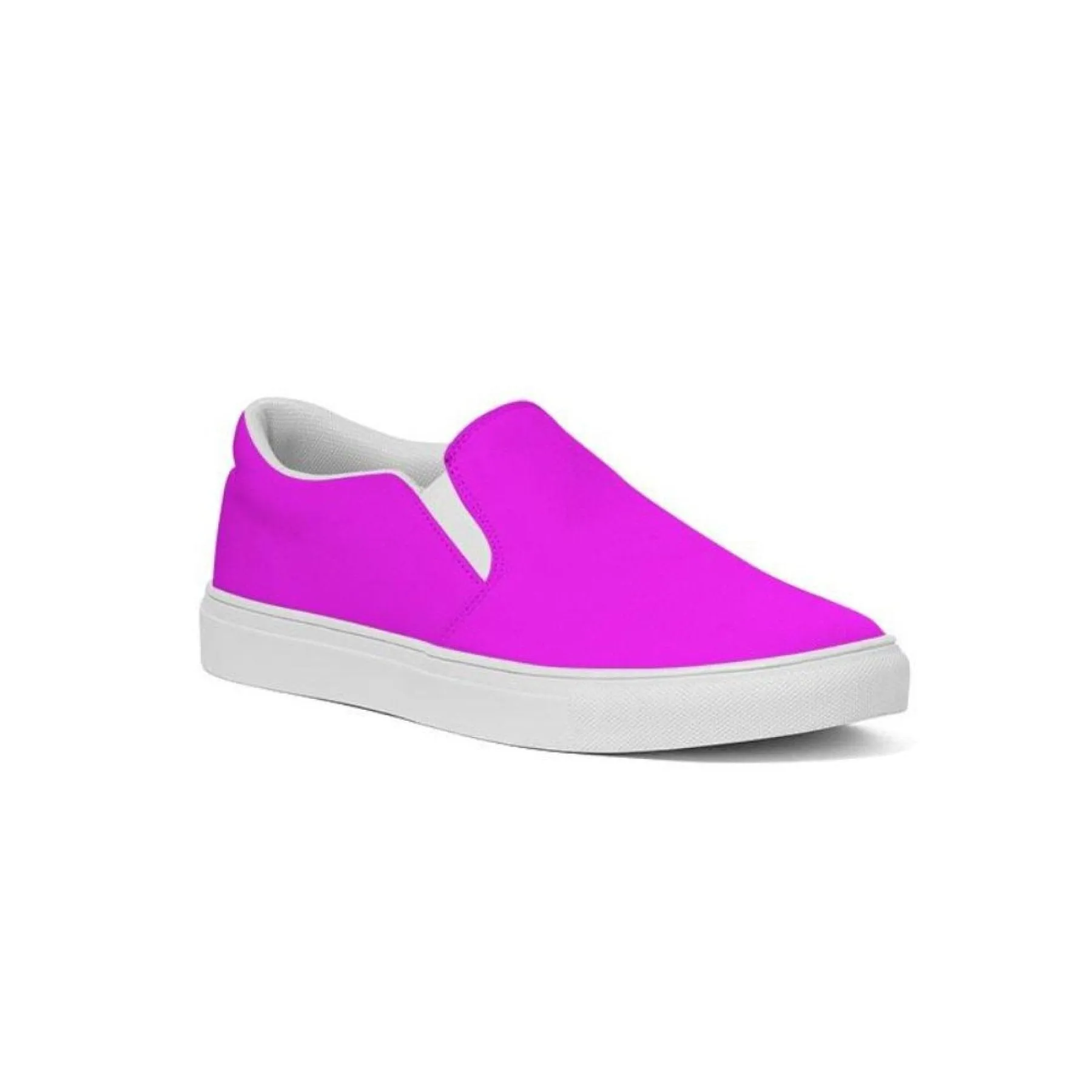 Hot Pink Canvas Sports Shoes / Slip-on