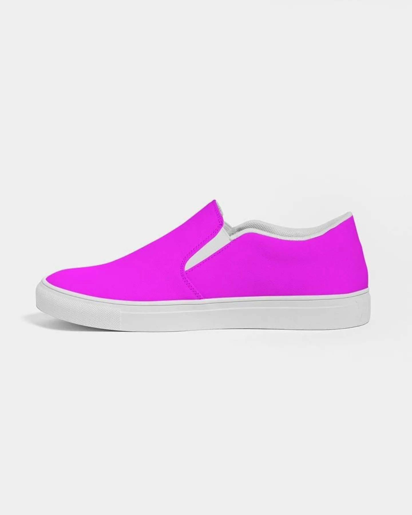 Hot Pink Canvas Sports Shoes / Slip-on