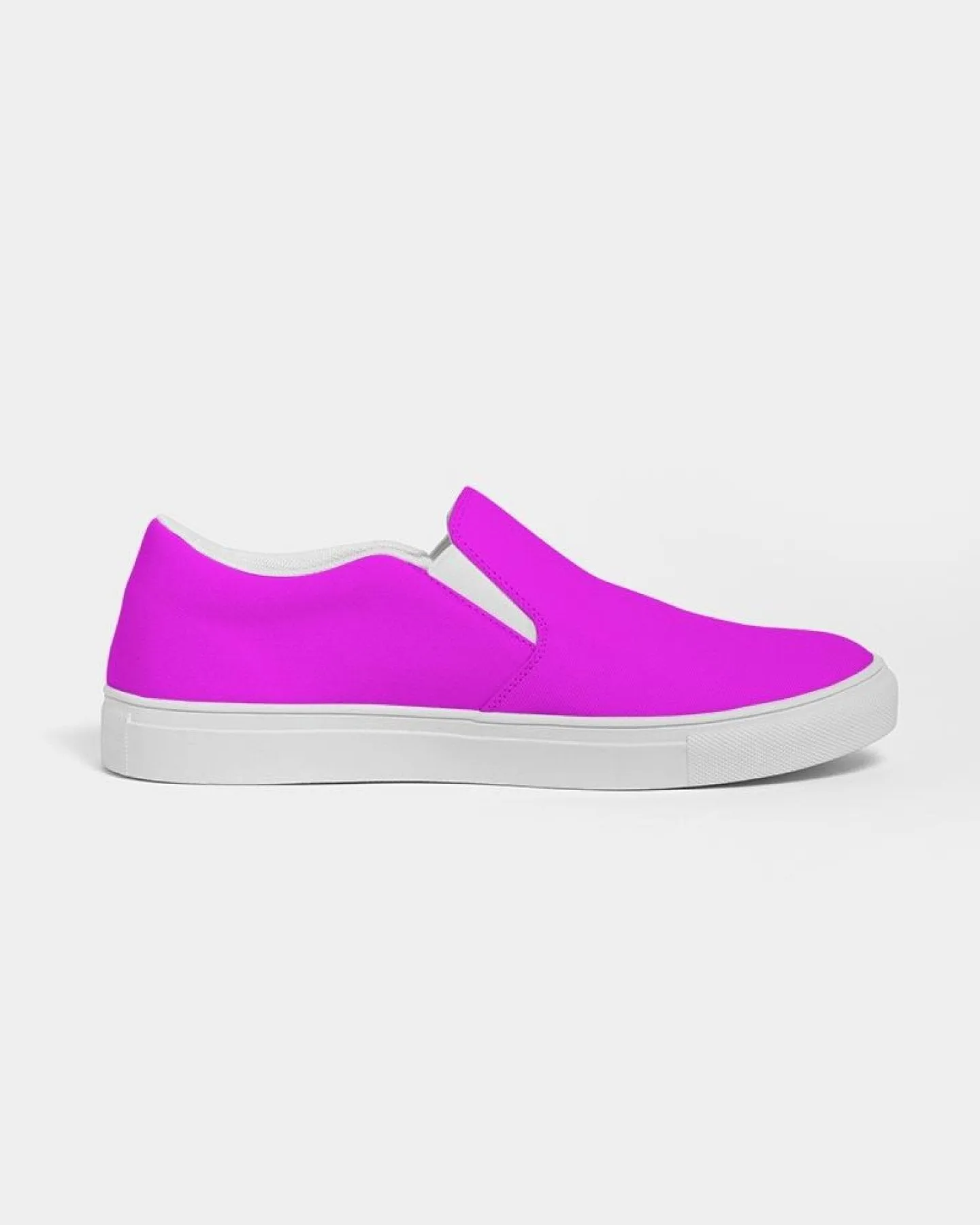 Hot Pink Canvas Sports Shoes / Slip-on