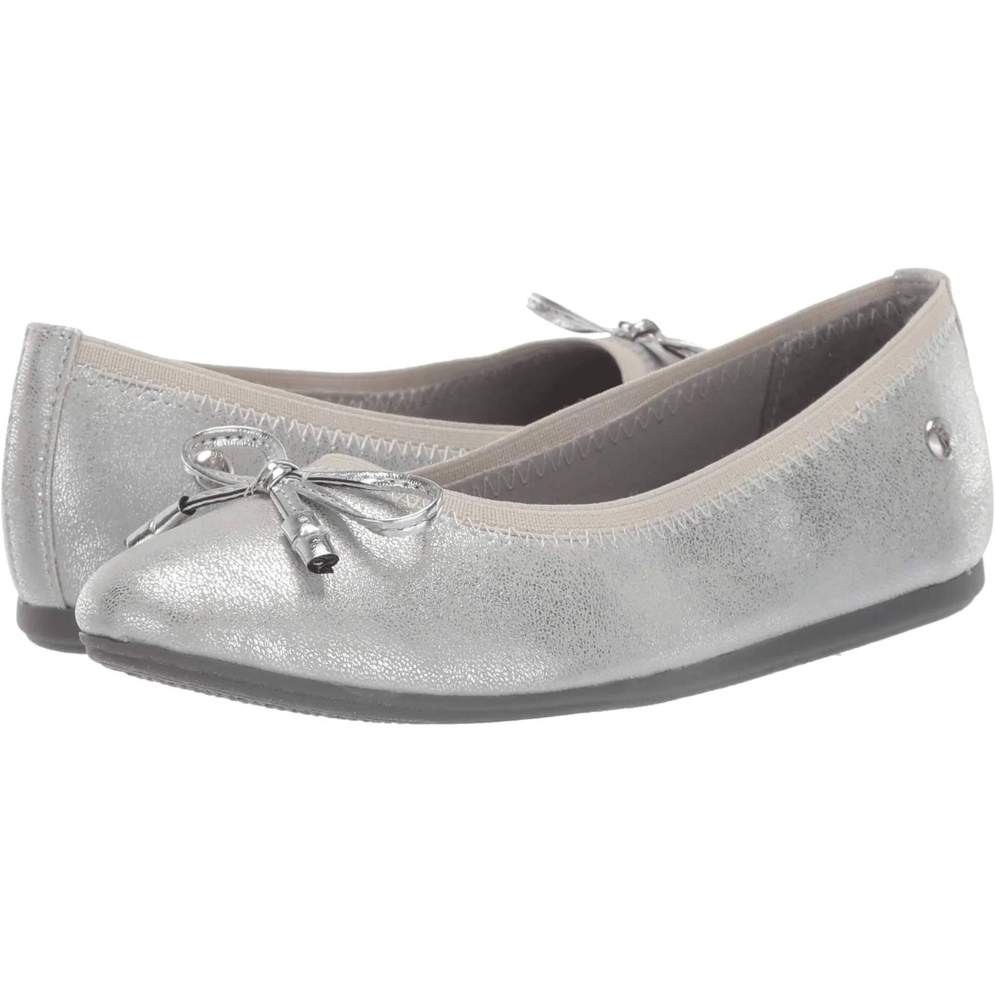 Hush Puppies Silver Josie Children’s Mary Jane Shoe