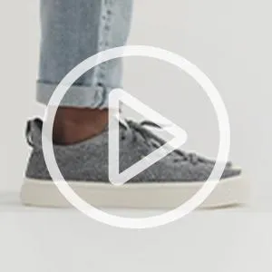 IBI Low Stone Grey Knit Sneaker Men