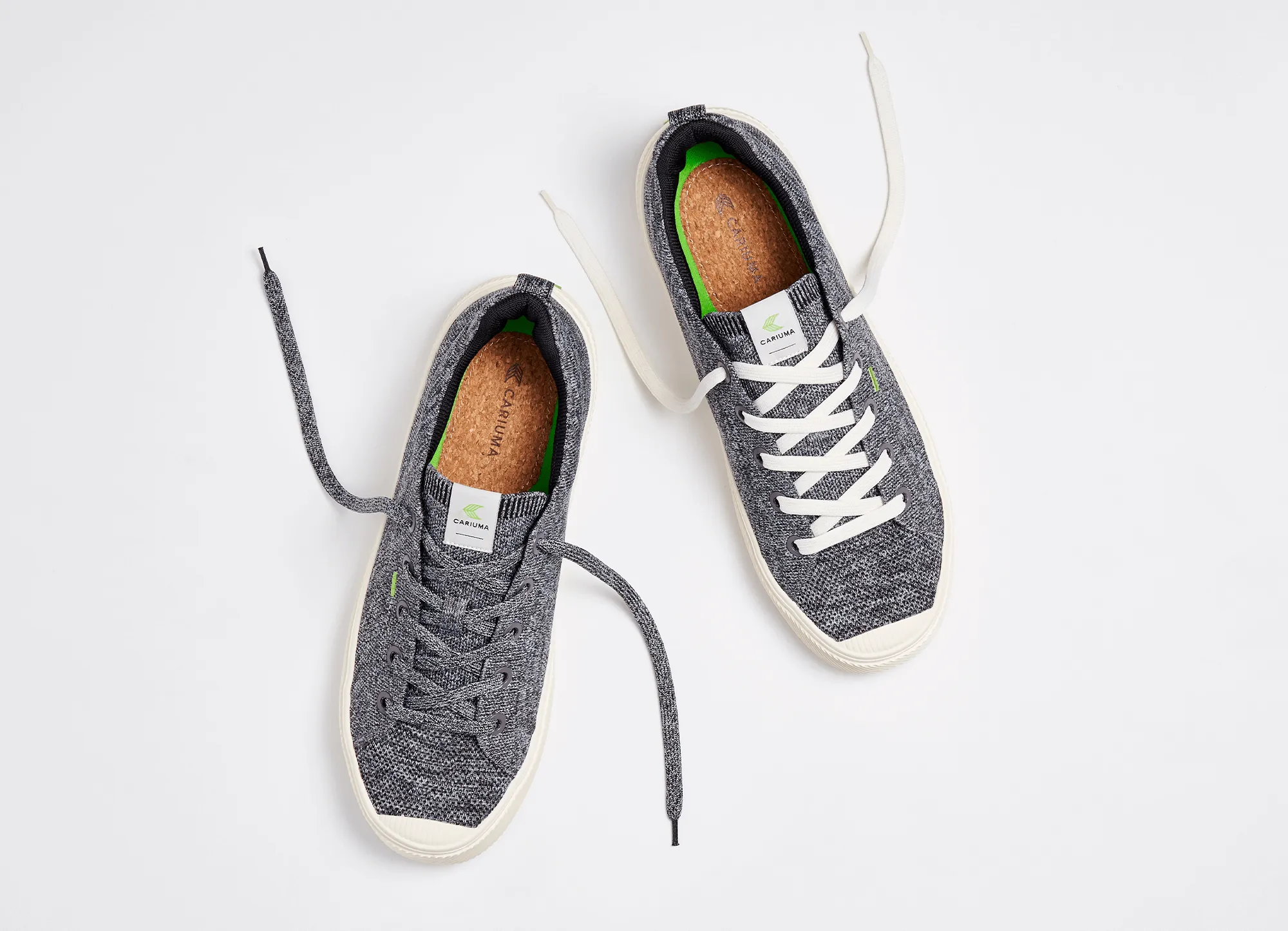 IBI Low Stone Grey Knit Sneaker Men