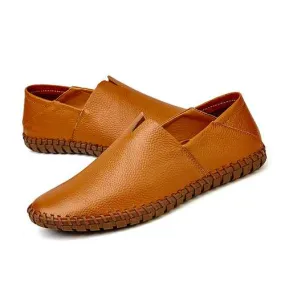 Large Size Men Soft Sole Genuine Leather Flats Loafers