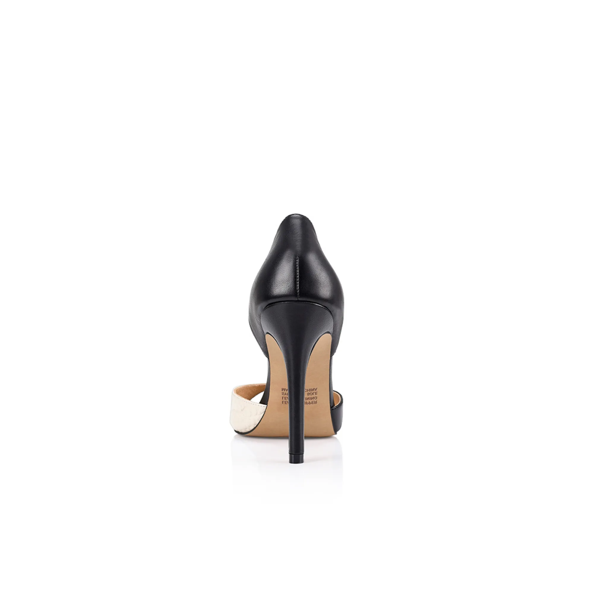 Leah Pump Black Leather