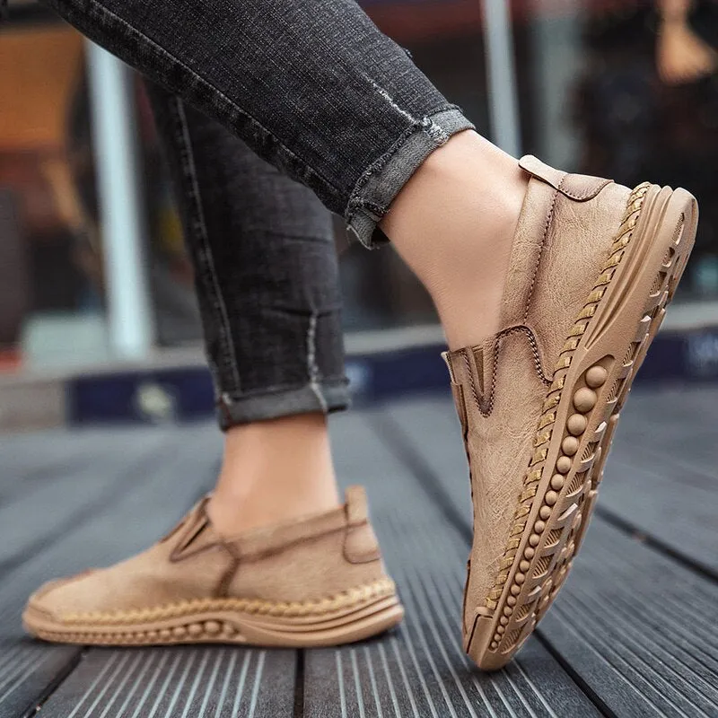 Men Spring Summer Soft Loafers