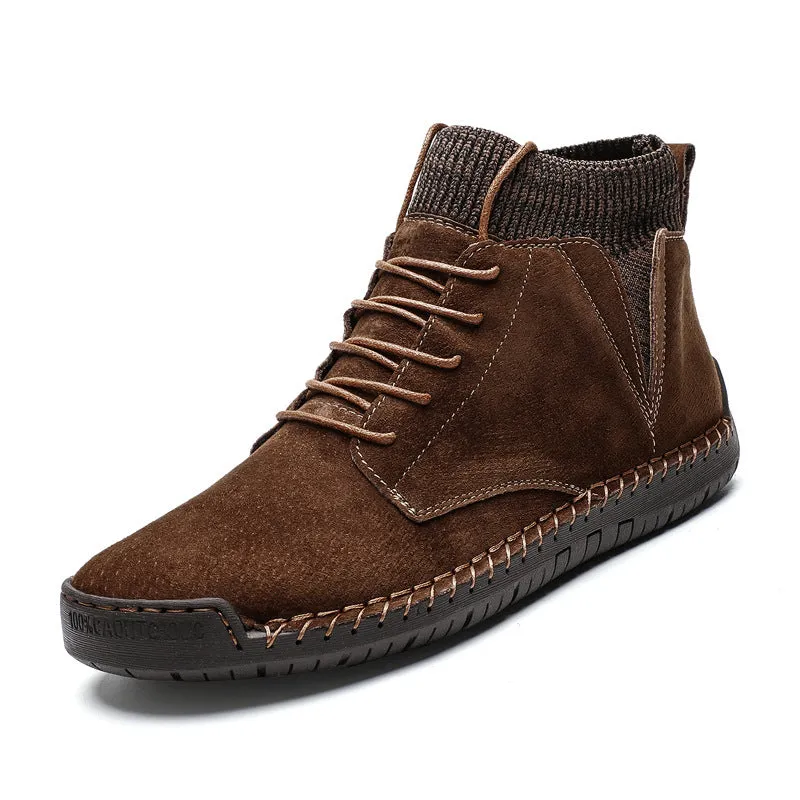 Men's Boots Casual Sneakers Men Retro Warm