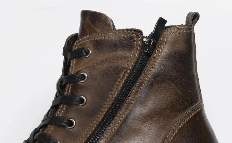 Men's Genuine Leather Warm Boots