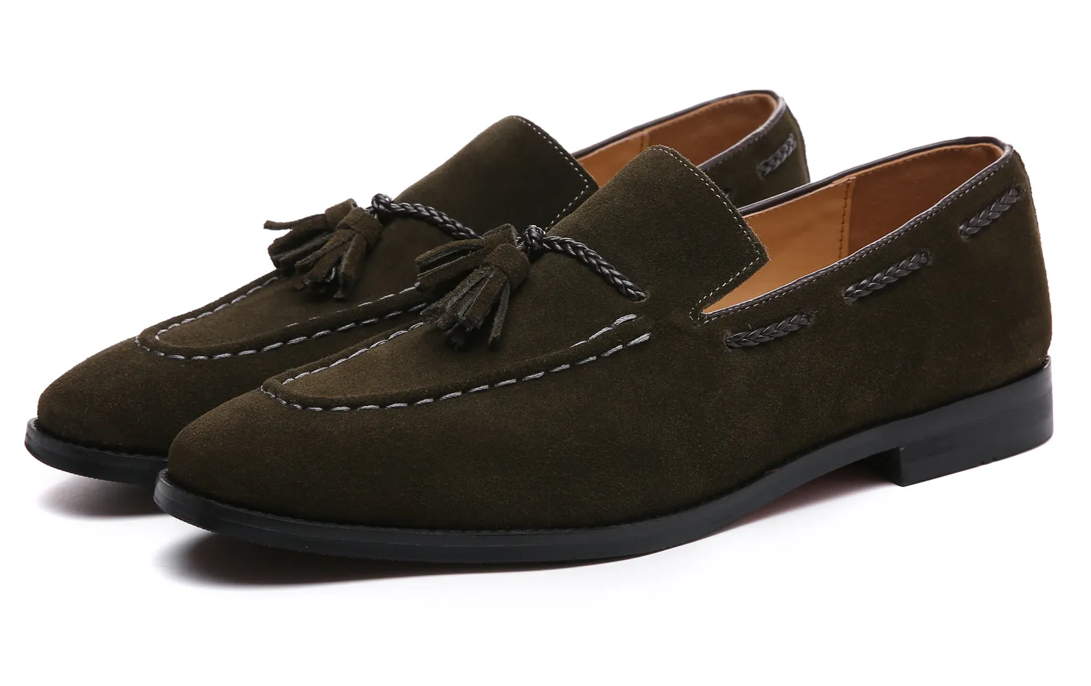 Men's Tassel Bicycle Toe Loafers