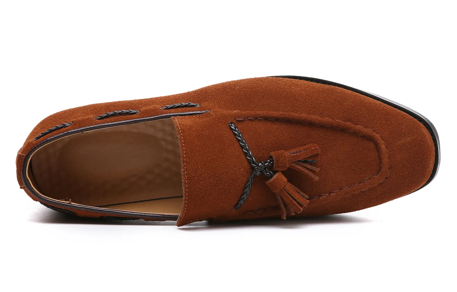 Men's Tassel Bicycle Toe Loafers