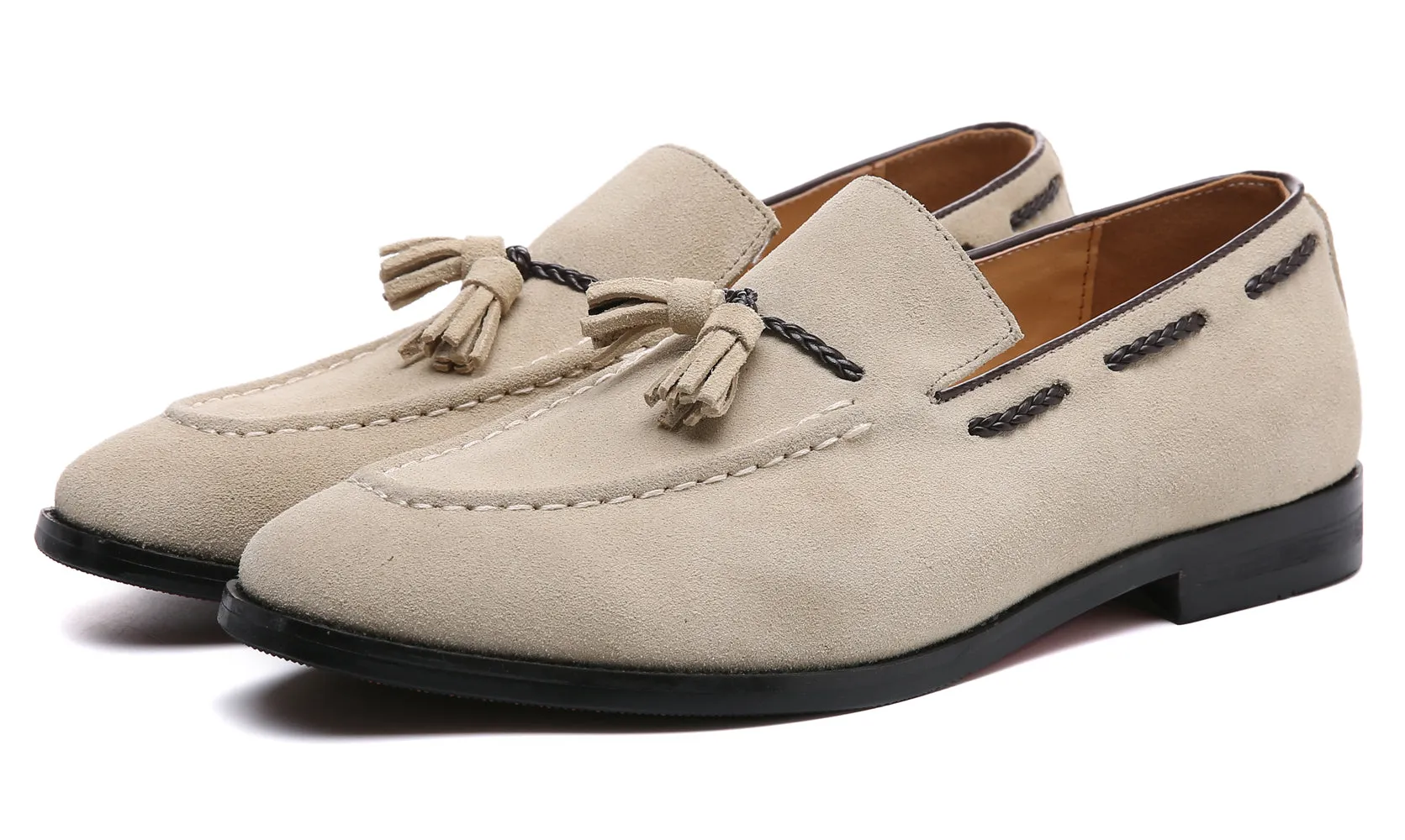 Men's Tassel Bicycle Toe Loafers