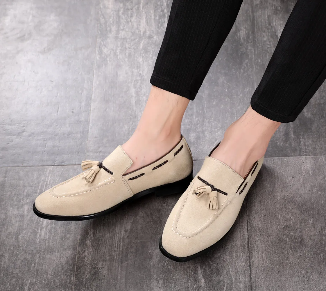 Men's Tassel Bicycle Toe Loafers