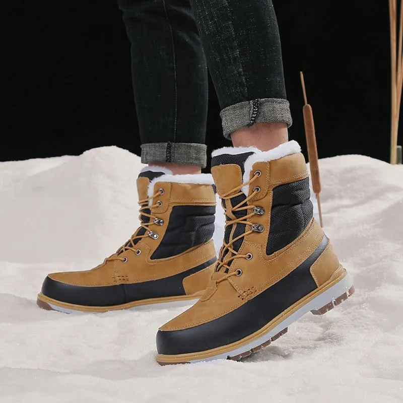 Men's Winter Casual Warm Waterproof Boots