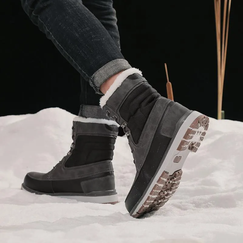 Men's Winter Casual Warm Waterproof Boots