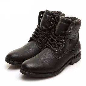 Men's Winter Fashion Warm Comfortable Winter Lace-Up Boots