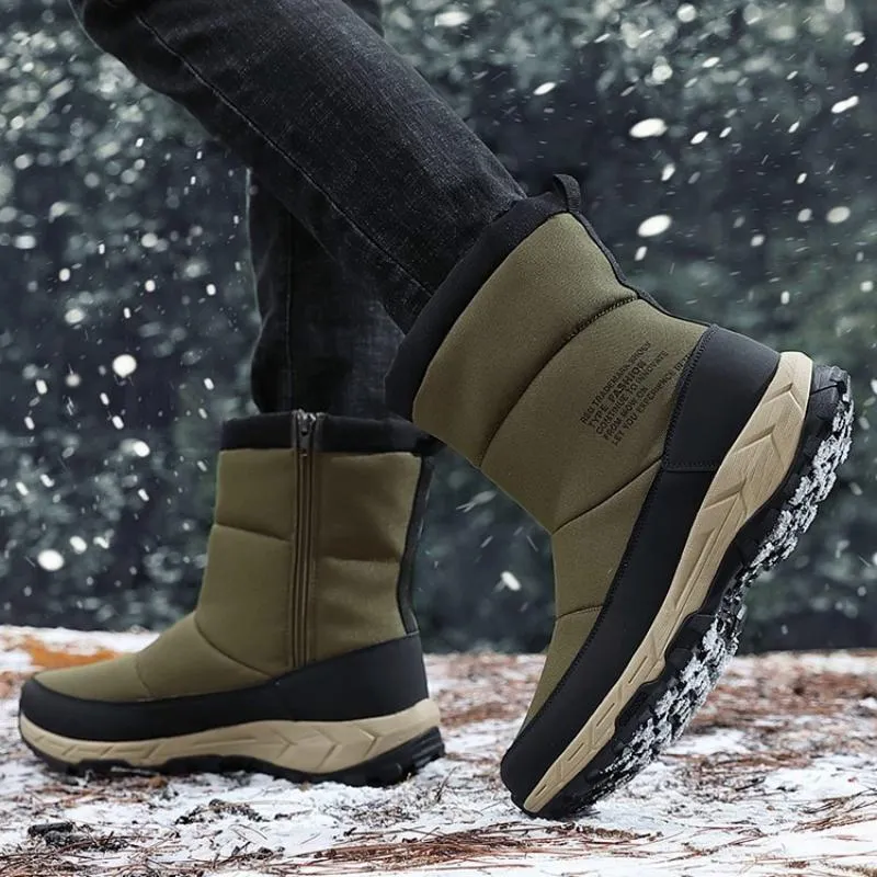 Men's Winter Waterproof Warm Ankle Boots