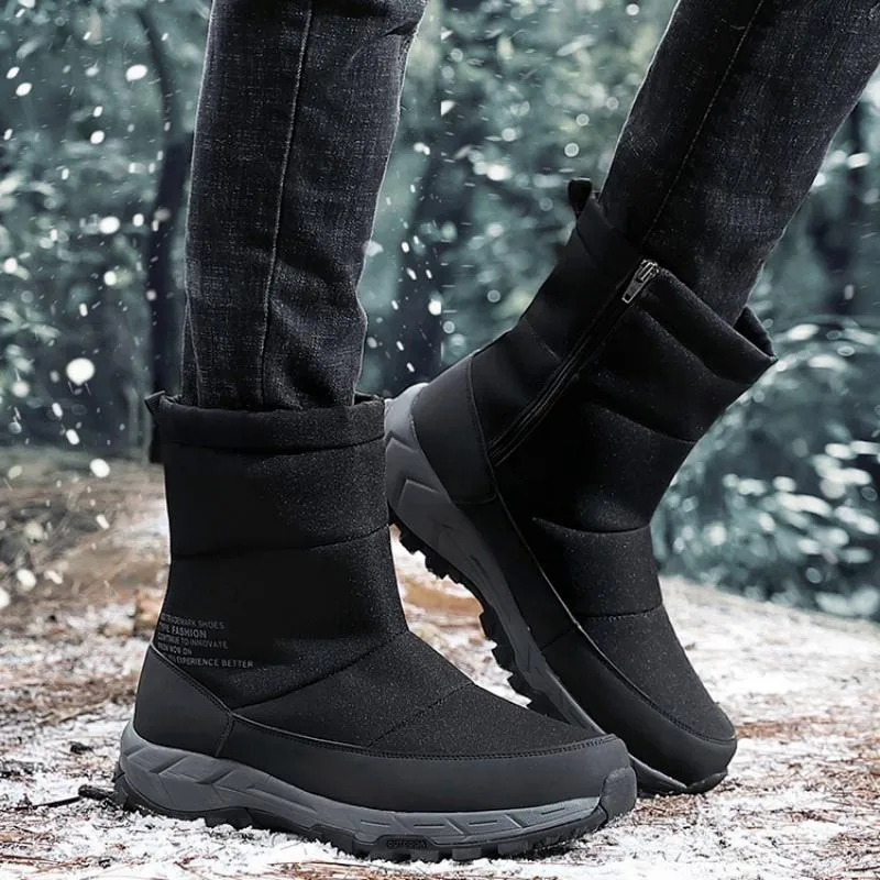 Men's Winter Waterproof Warm Ankle Boots