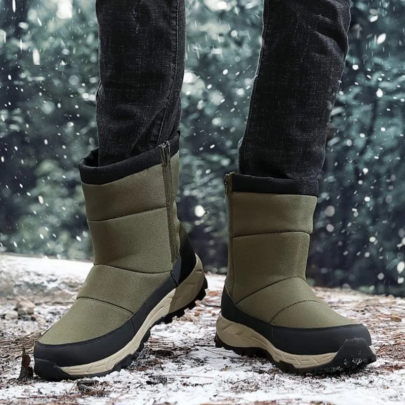 Men's Winter Waterproof Warm Ankle Boots