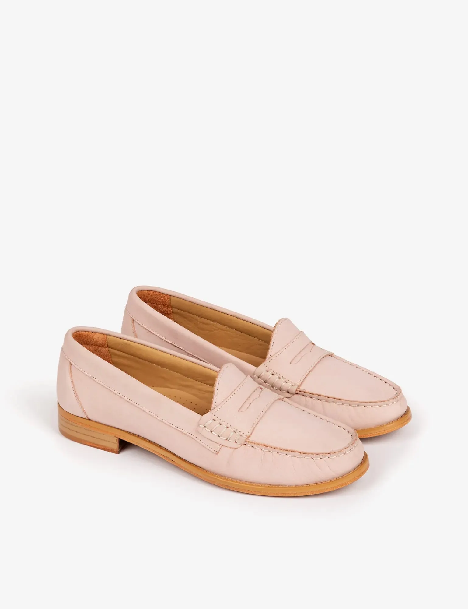 Nubuck Loafer - Powder Pink