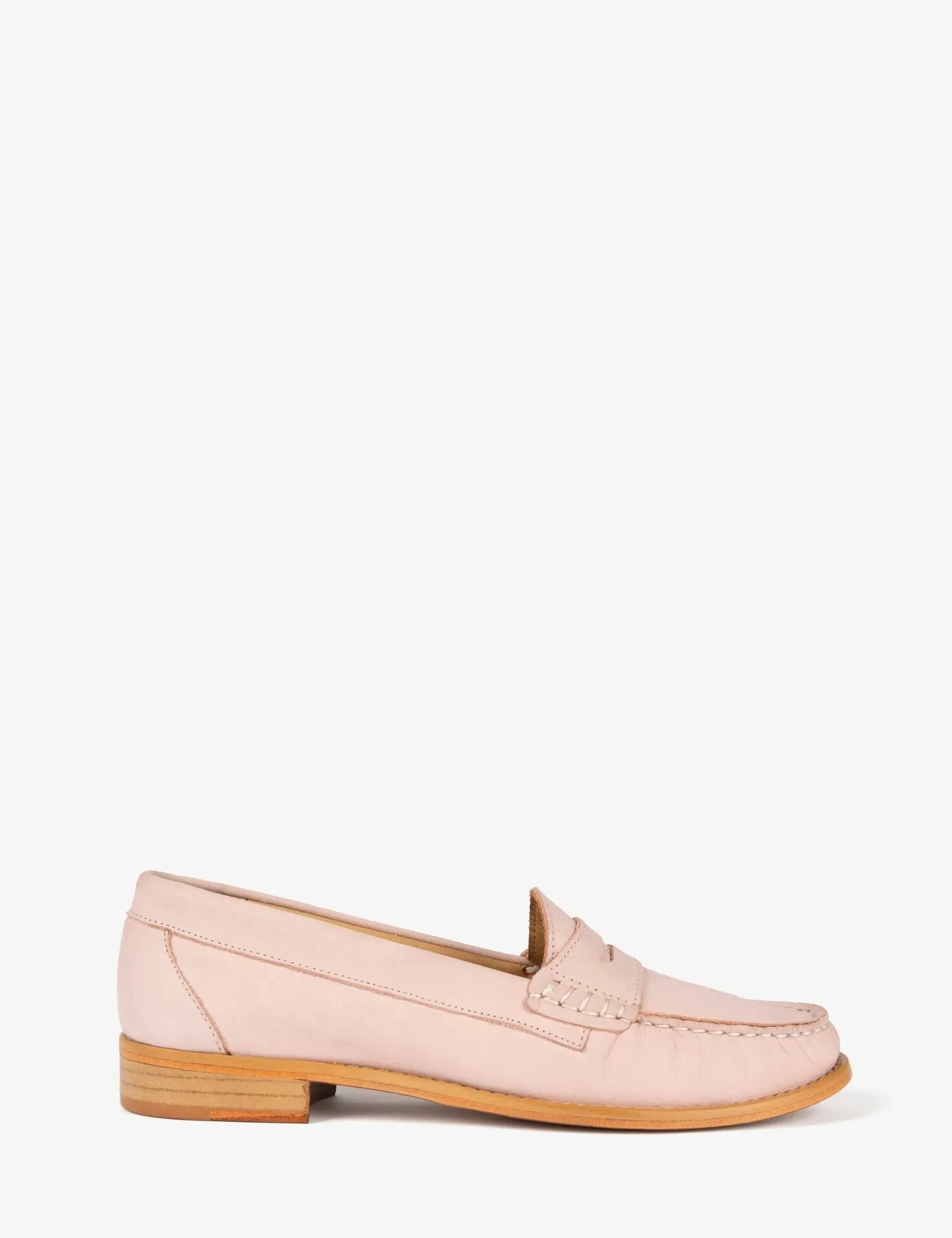 Nubuck Loafer - Powder Pink