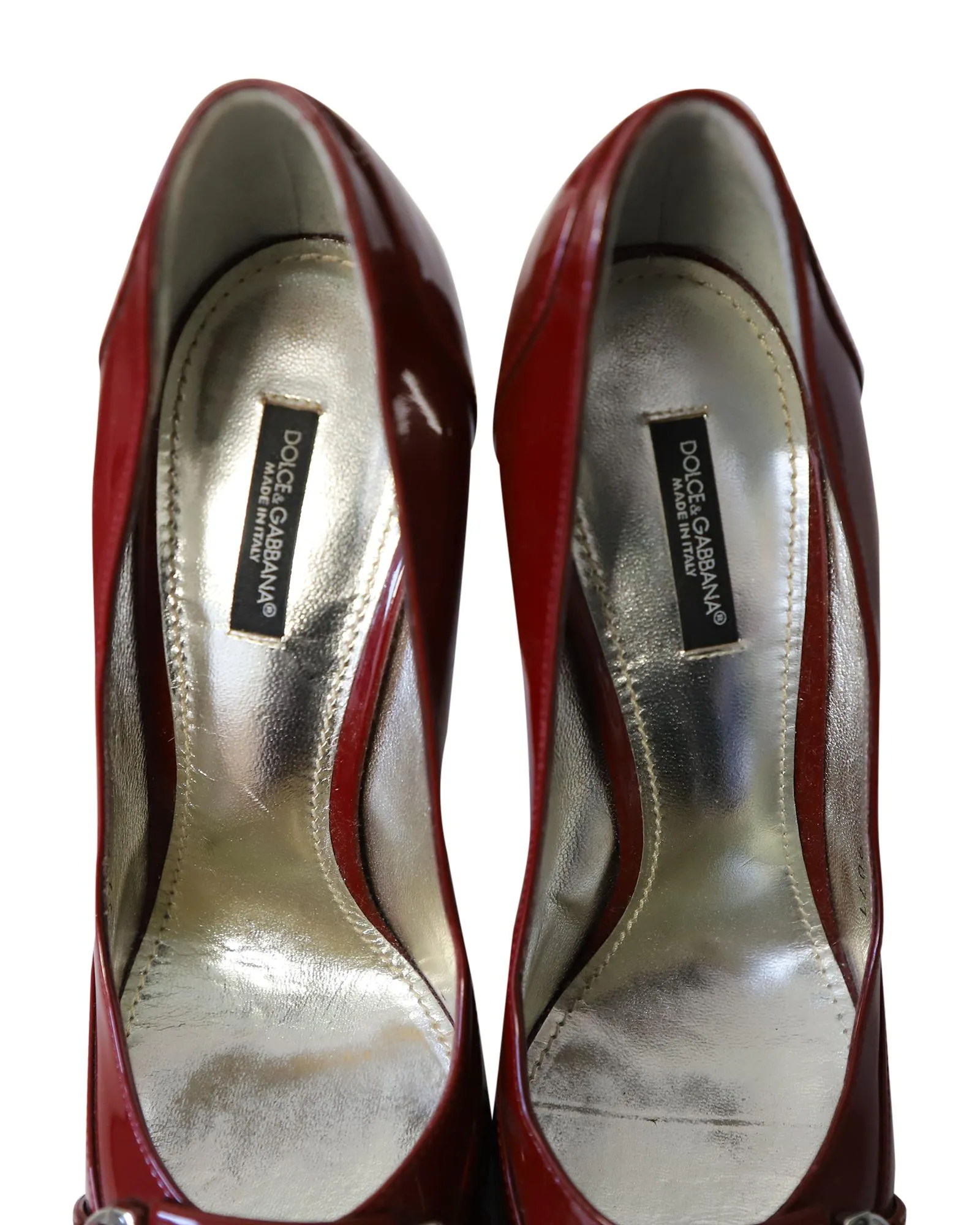 Red Patent Leather Stiletto Pumps