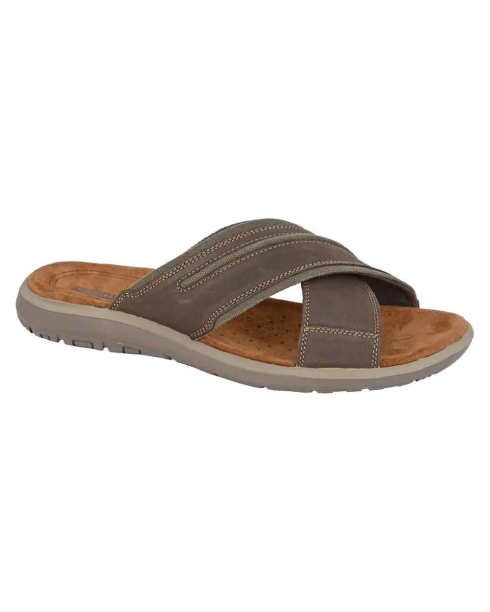 Roamers Mens Crossover Mule Sandals