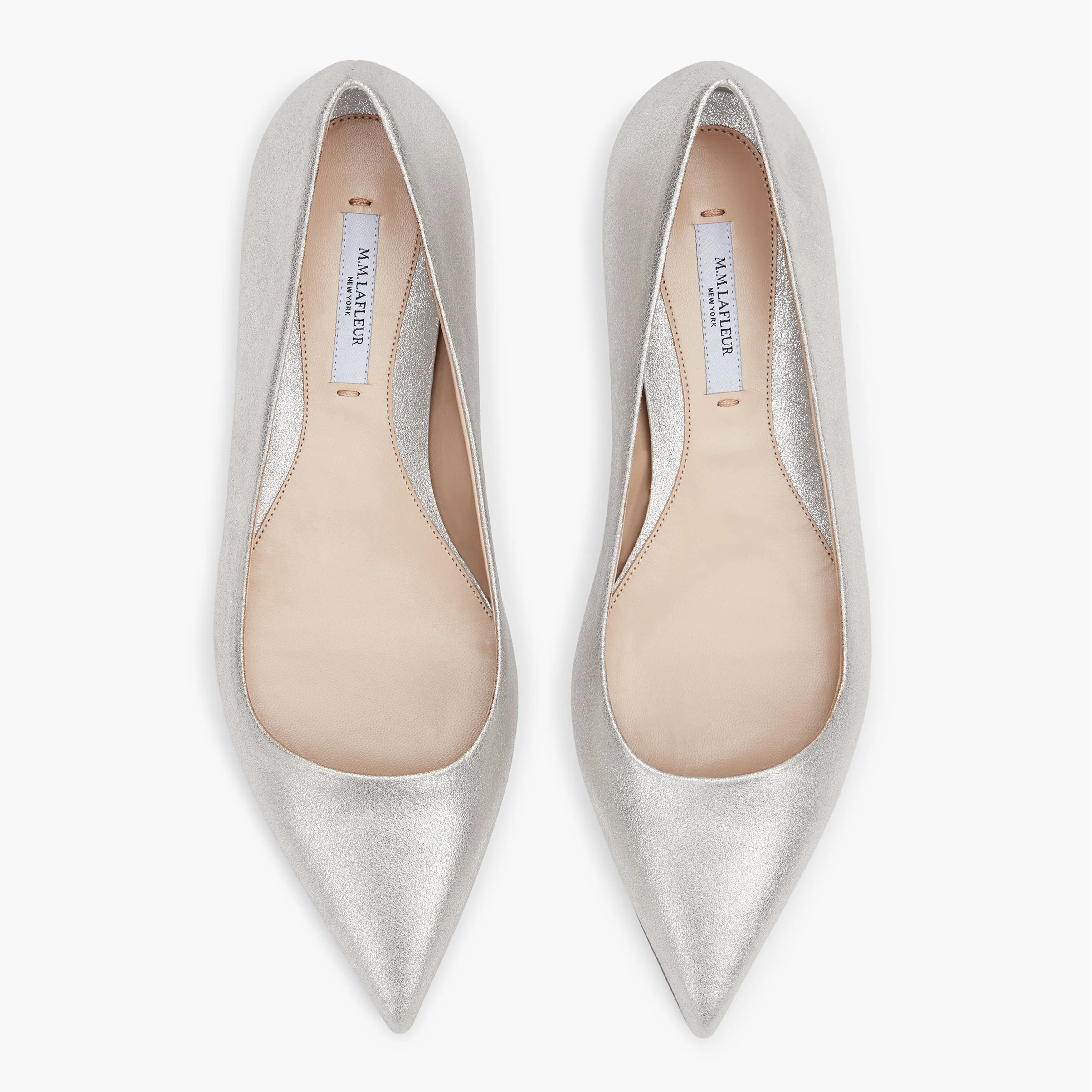 Rowan Flat - Brushed Metallic :: Silver