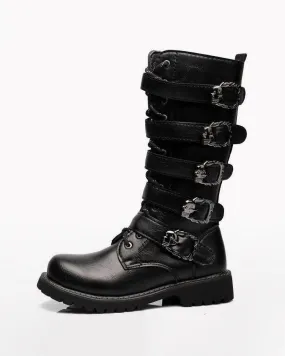 Techwear Punk Motorcycle Riding Boots