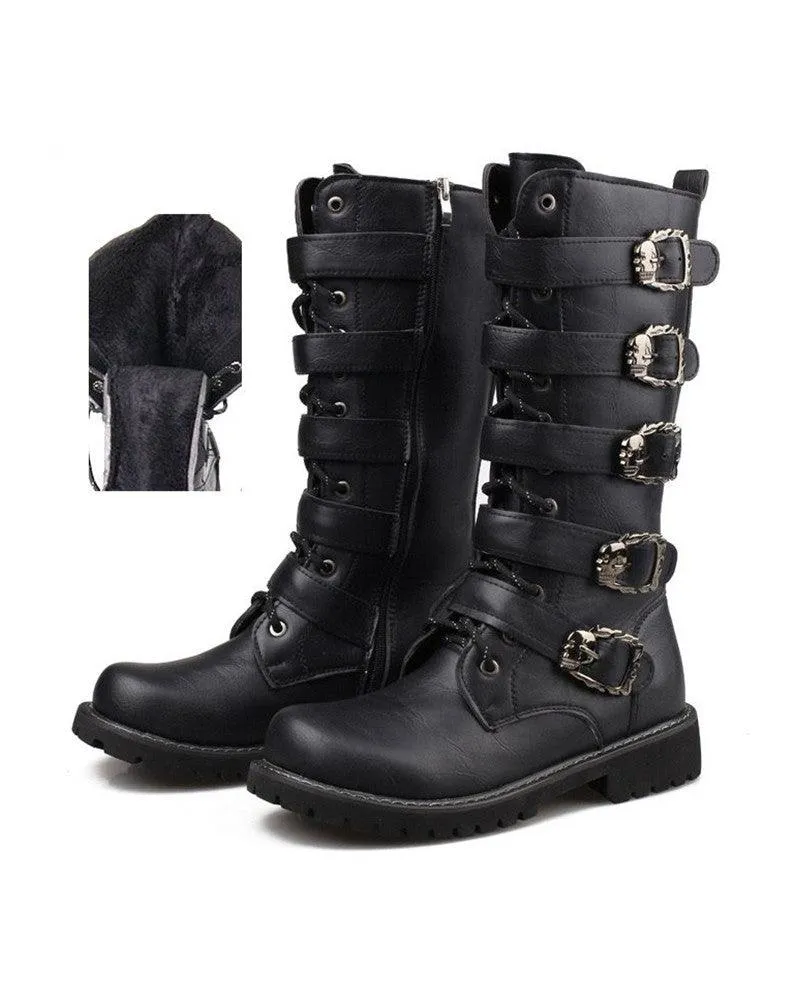 Techwear Punk Motorcycle Riding Boots