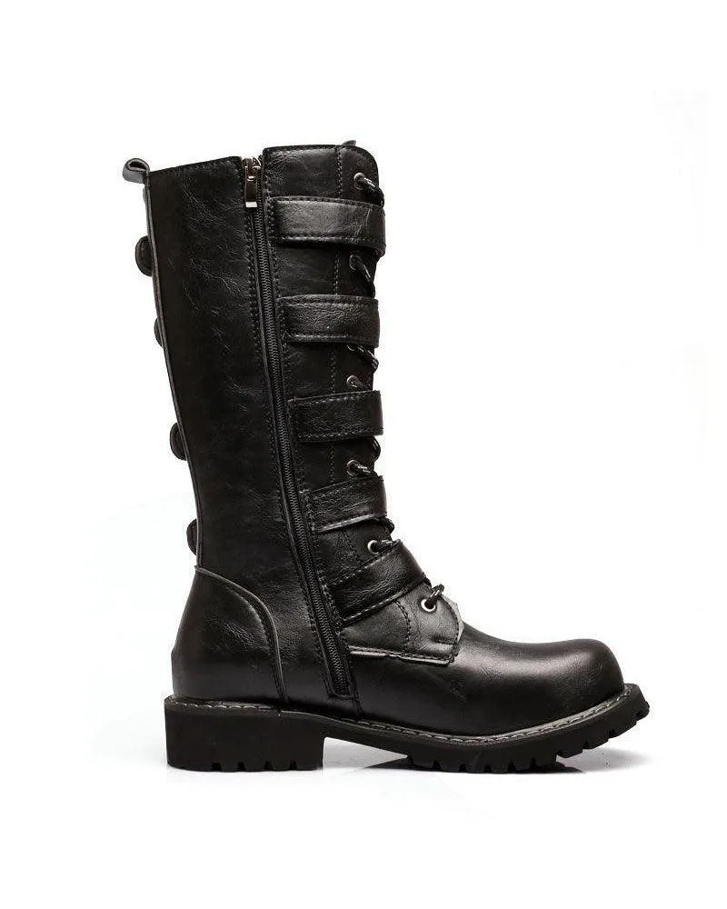 Techwear Punk Motorcycle Riding Boots