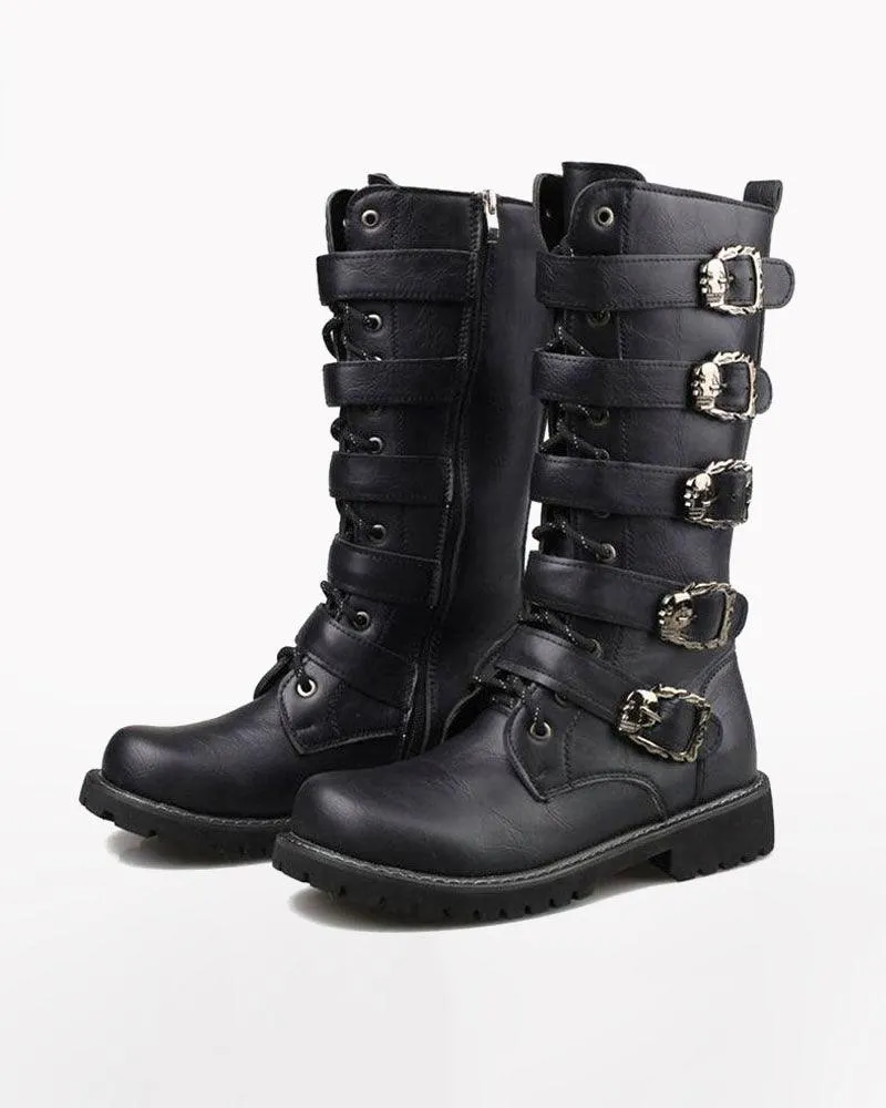 Techwear Punk Motorcycle Riding Boots