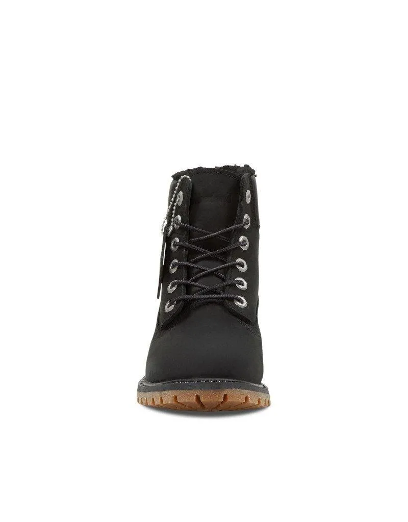 Timberland Women's Premium 6" Warm Fleece Black Nubuck (TB0A198I001)