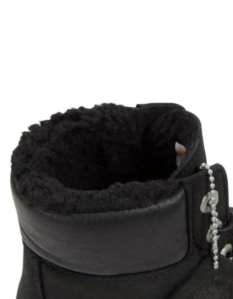 Timberland Women's Premium 6" Warm Fleece Black Nubuck (TB0A198I001)