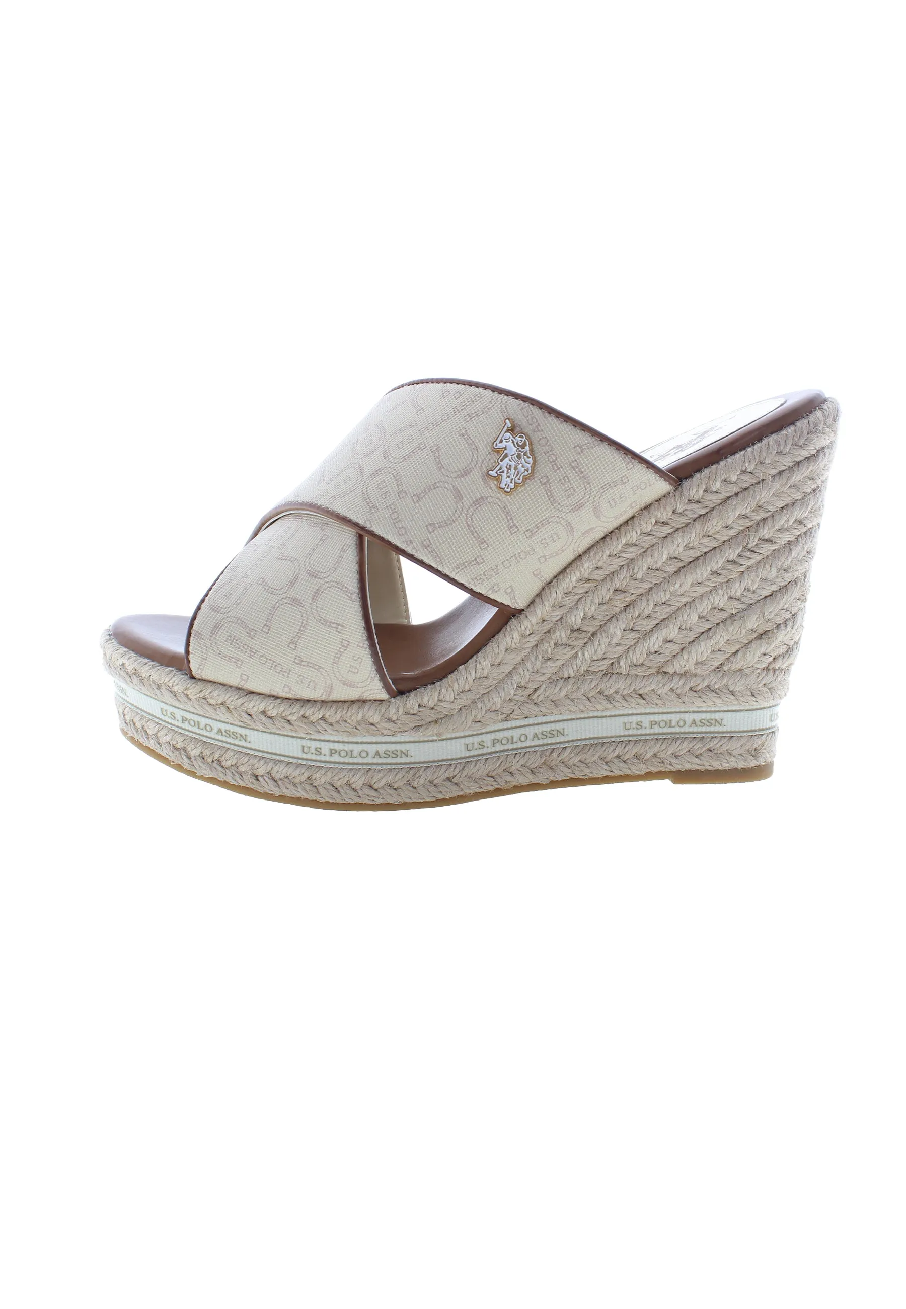 U.S. POLO ASSN.  WOMEN SANDALS IN NUDE