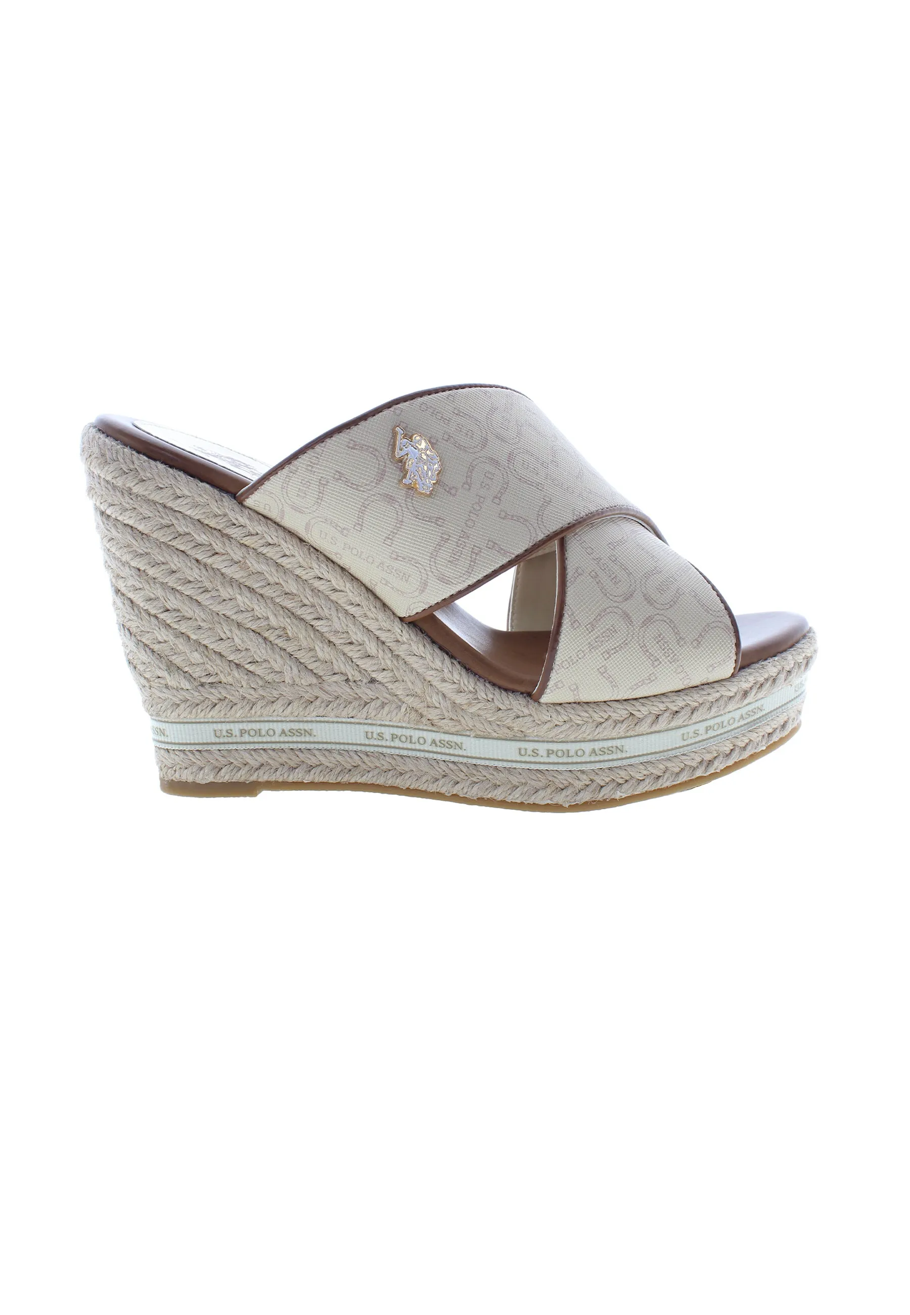 U.S. POLO ASSN.  WOMEN SANDALS IN NUDE