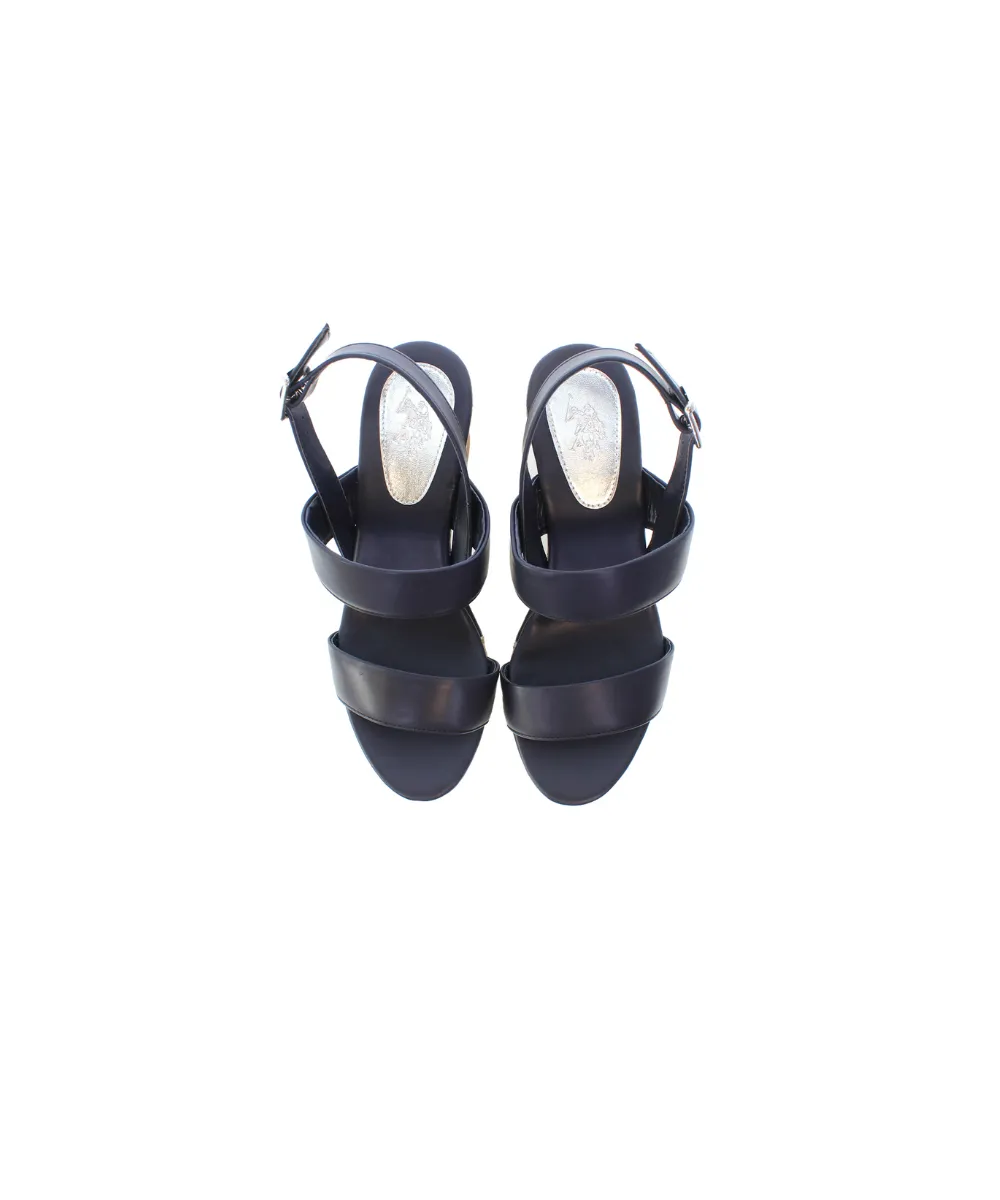 US POLO WOMENS SANDALS WITH COVERED WEDGE