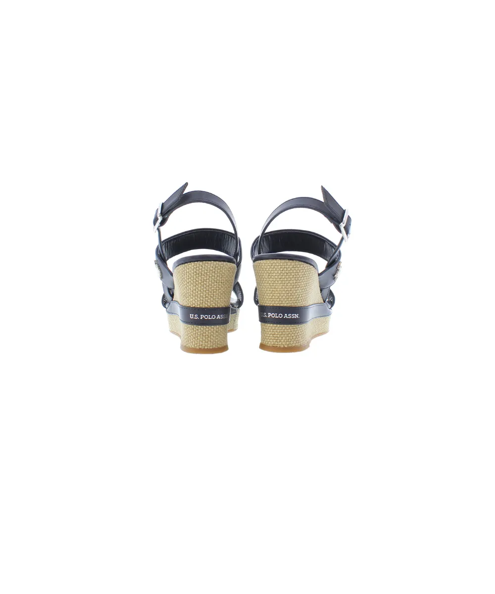 US POLO WOMENS SANDALS WITH COVERED WEDGE